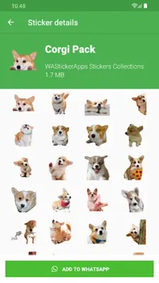 Stickers Dog Memes android App screenshot 3