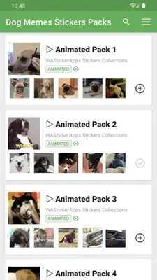 Stickers Dog Memes android App screenshot 6