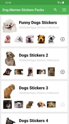 Stickers Dog Memes android App screenshot 7